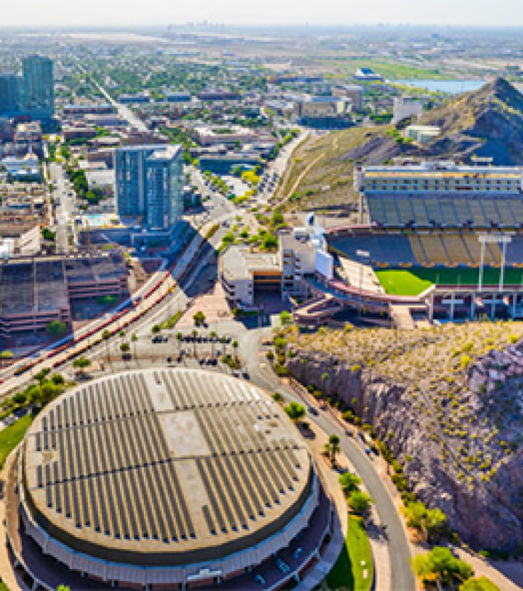 Sun Devil Stadium and Tempe, Arizona